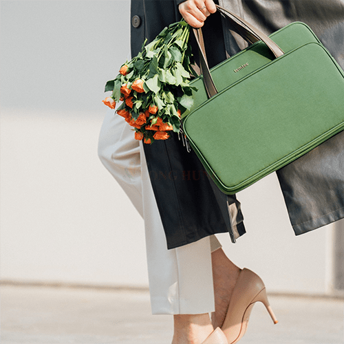 Túi xách chống sốc Tomtoc Premium Laptop Handbag Macbook Pro 14 inch H21-C01 - Hàng chính hãng