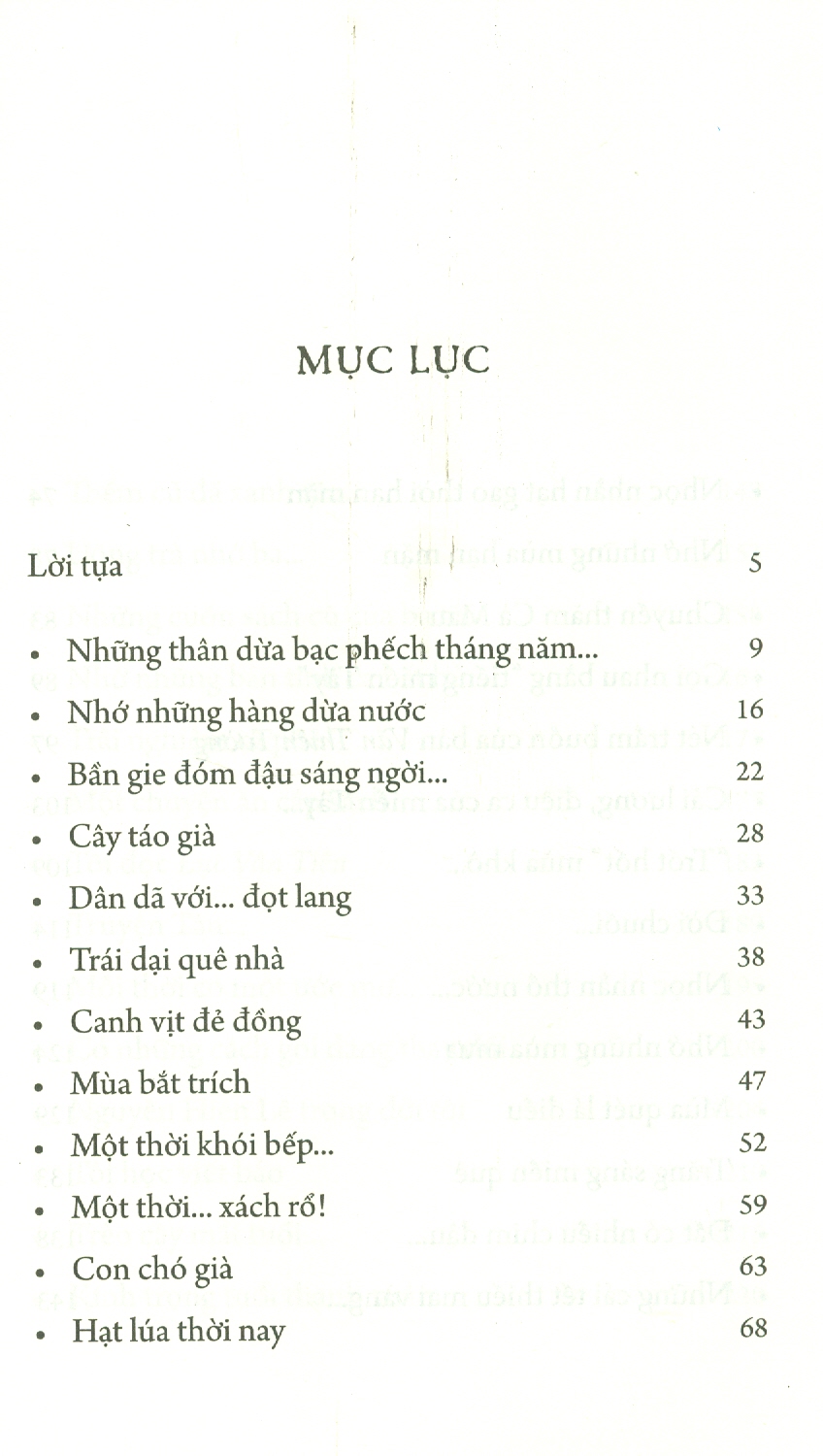 Thềm Cũ Đã Rêu Xanh (Tản Văn)