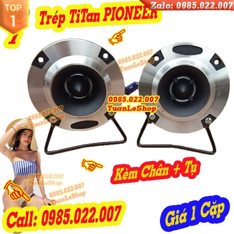 LOA  PIO13 TREBLE RỜI PIONEER MẶT ĐEN KÈM CHÂN ĐẾ VÀ TỤ 3,3MF XỊN – BỘ 02 LOA PIO 13