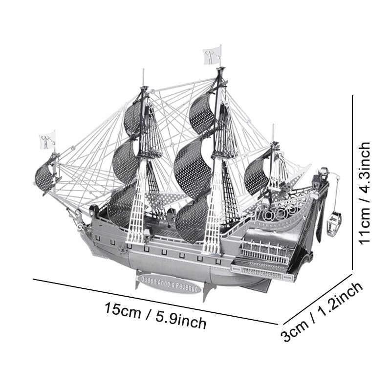 Mô Hình Lắp Ráp 3d Tàu Buồm Nữ Hoàng Anne Báo Thù - Queen Anne’s Revenge !