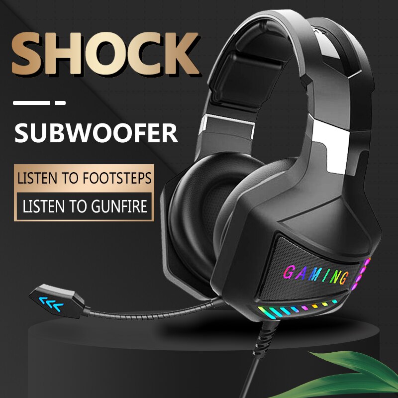 Tai Nghe Chụp Tai Công Suất Cao Led RGB Gaming PC 7.1 New Design