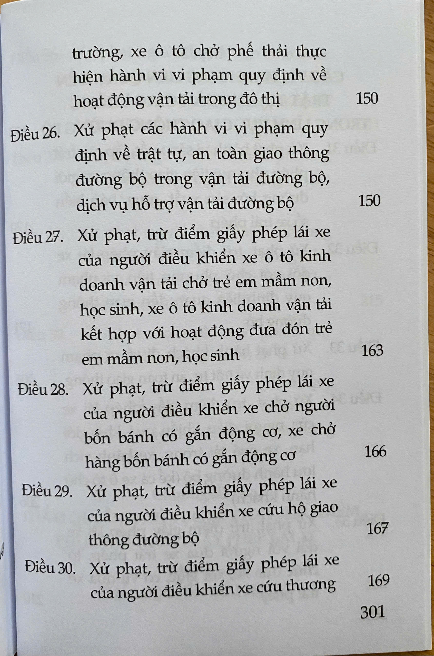 Nghị định 168/2024/NĐ-CP ngày 26-12-2024 của Chính Phủ Quy Định Xử Phạt Vi Phạm Hành Chính Về Trật Tự, An Toàn Giao Thông Trong Lĩnh Vực Giao Thông Đường Bộ; Trừ Điểm, Phục Hồi Điểm Giấy Phép Lái Xe
