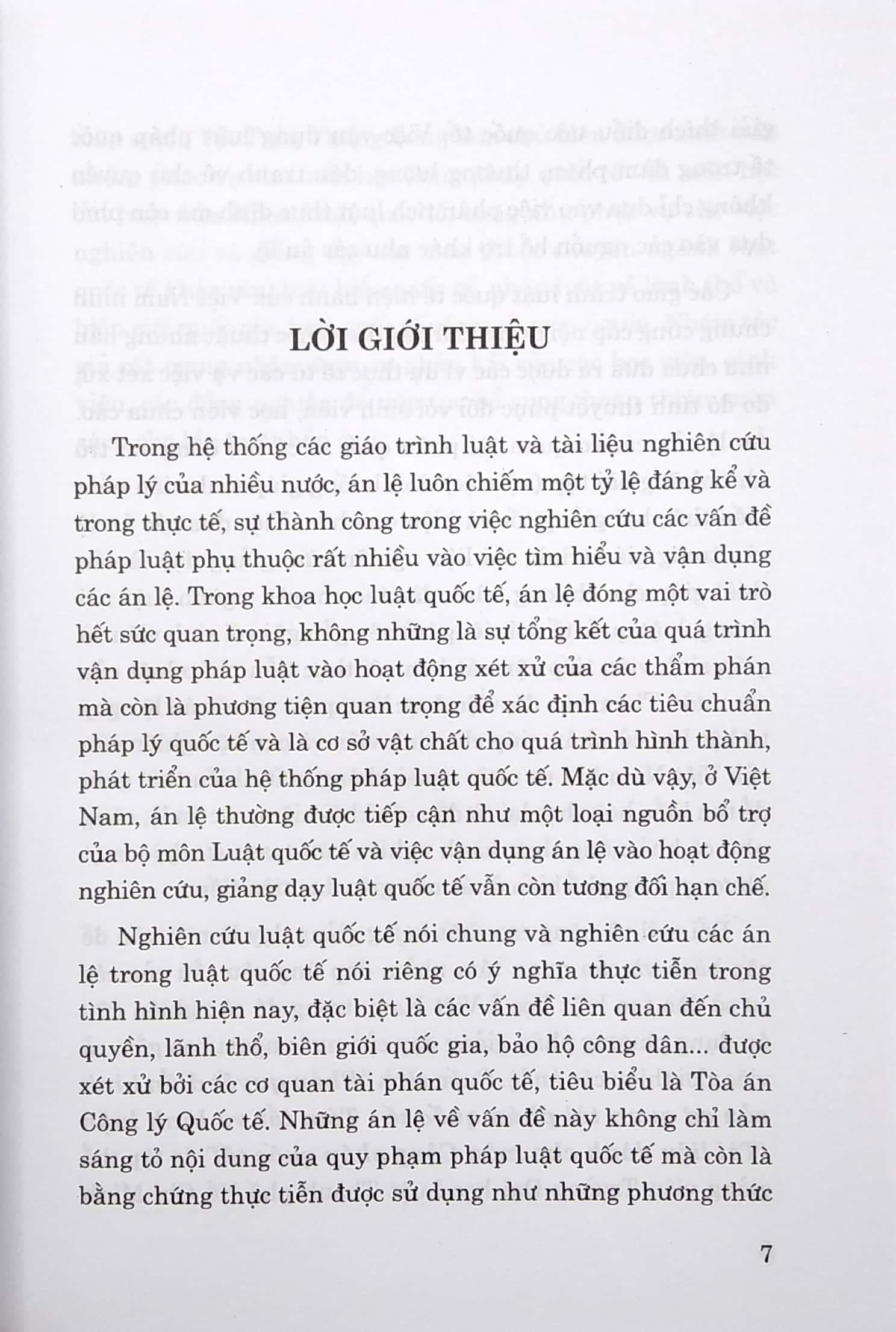 Phán Quyết Điển Hình Của Cơ Quan Tài Phán Quốc Tế - Tóm Tắt Và Bình Luận