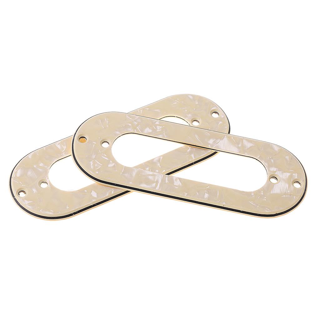 3 piece Guitar Pickup Metal Frame Mounting Surround Ring for ST TL Guitar Parts Durable