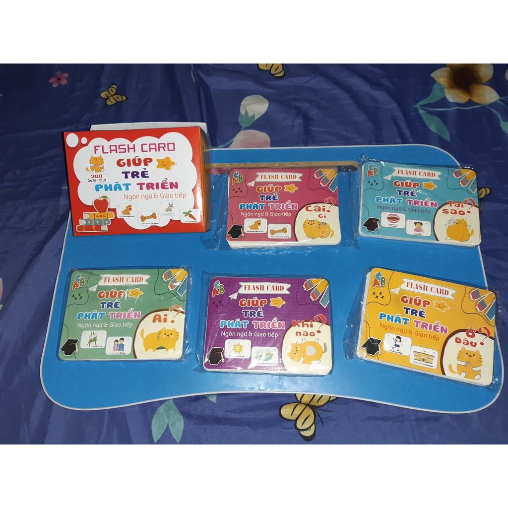 Bộ thẻ flashcards giúp trẻ phát triển ngôn ngữ và giao tiếp