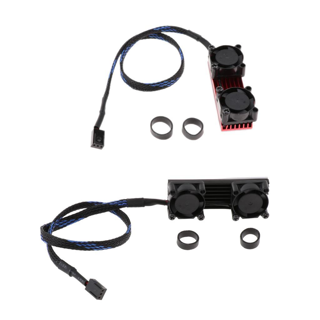 2x PCIE Solid State Sink Dual Active Radiator M.2 SSD Cooling Fan