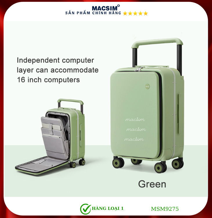 Vali cao cấp Macsim MiXi MSM9275 - Hàng loại 1