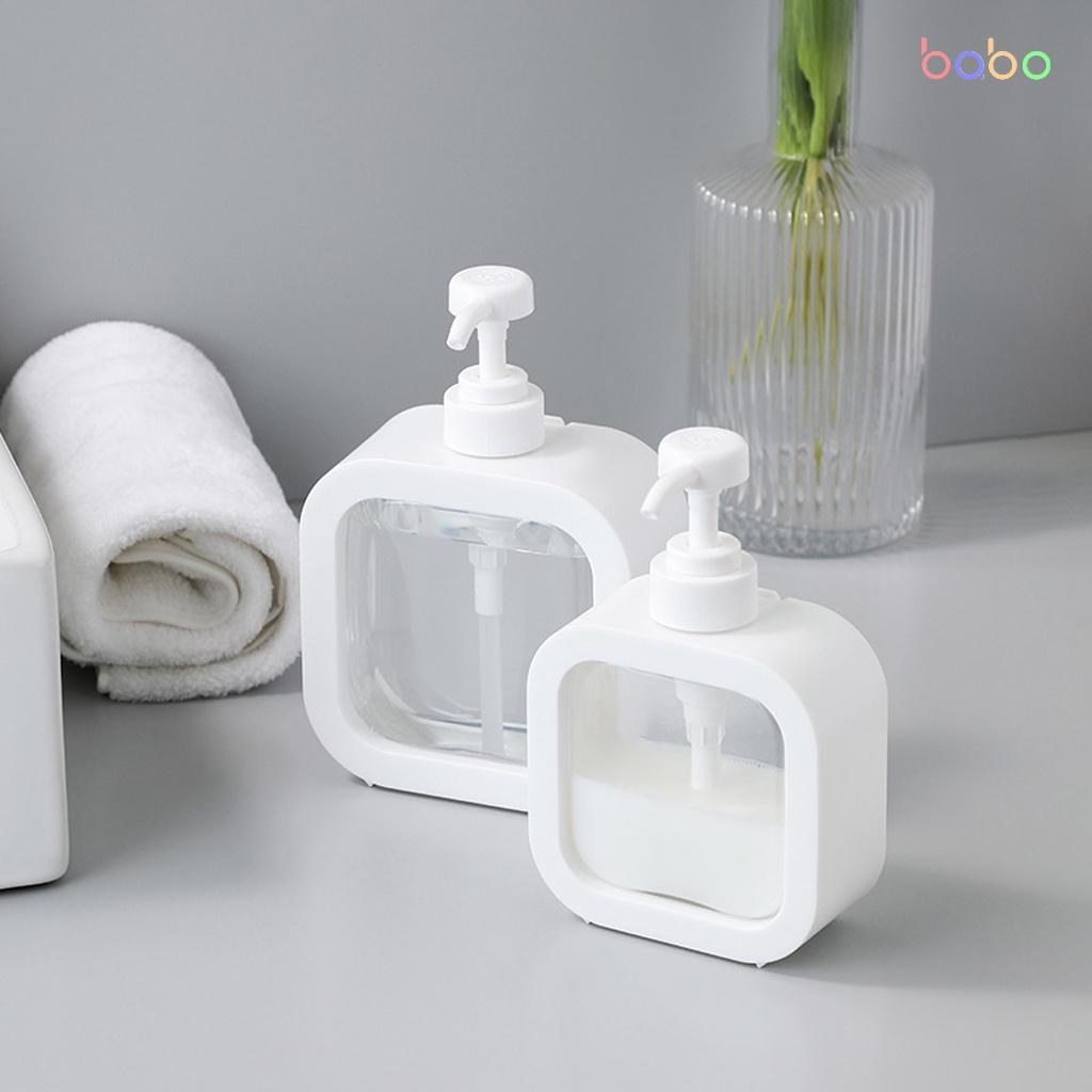 Chai đựng dầu gội đầu sữa tắm lọ đựng nước rửa tay phòng tắm trong suốt babo