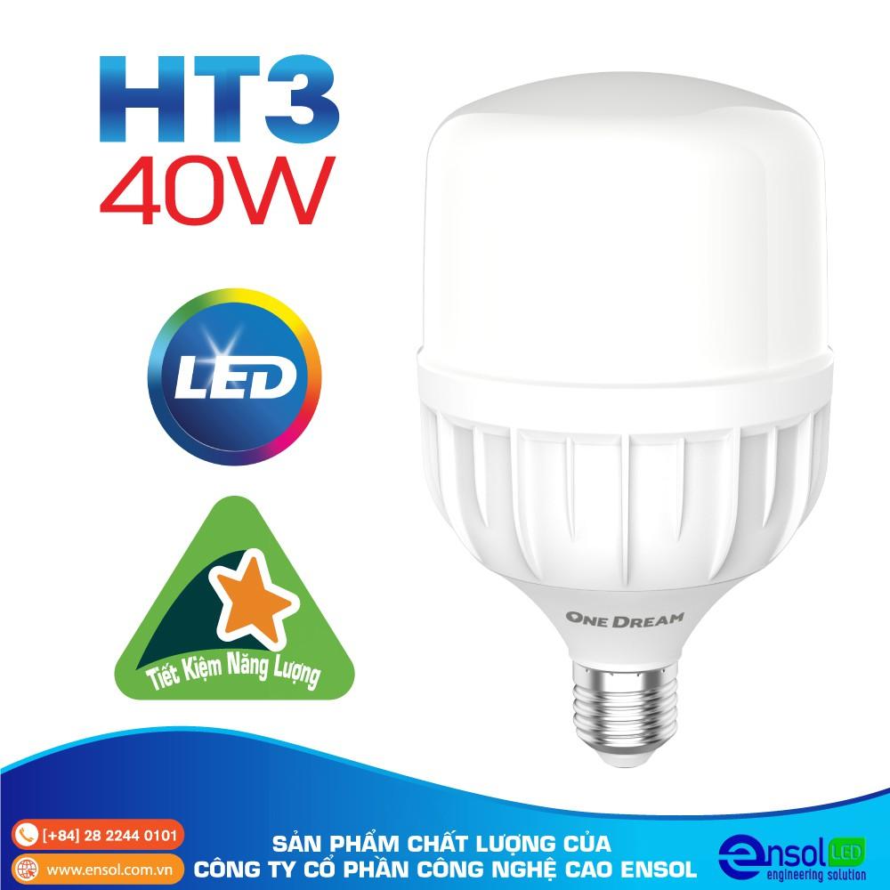 Bóng đèn led công suất cao HT1 20W, HT2 30W, HT3 40W, HT4 50W . Đèn Led One Dream siêu sáng, tiết kiệm điện năng