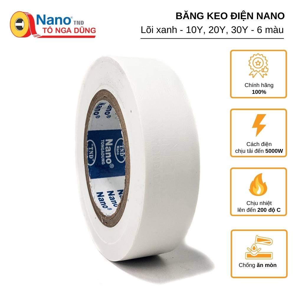 Băng Keo Điện Nano TÔ NGA DŨNG Lõi xanh