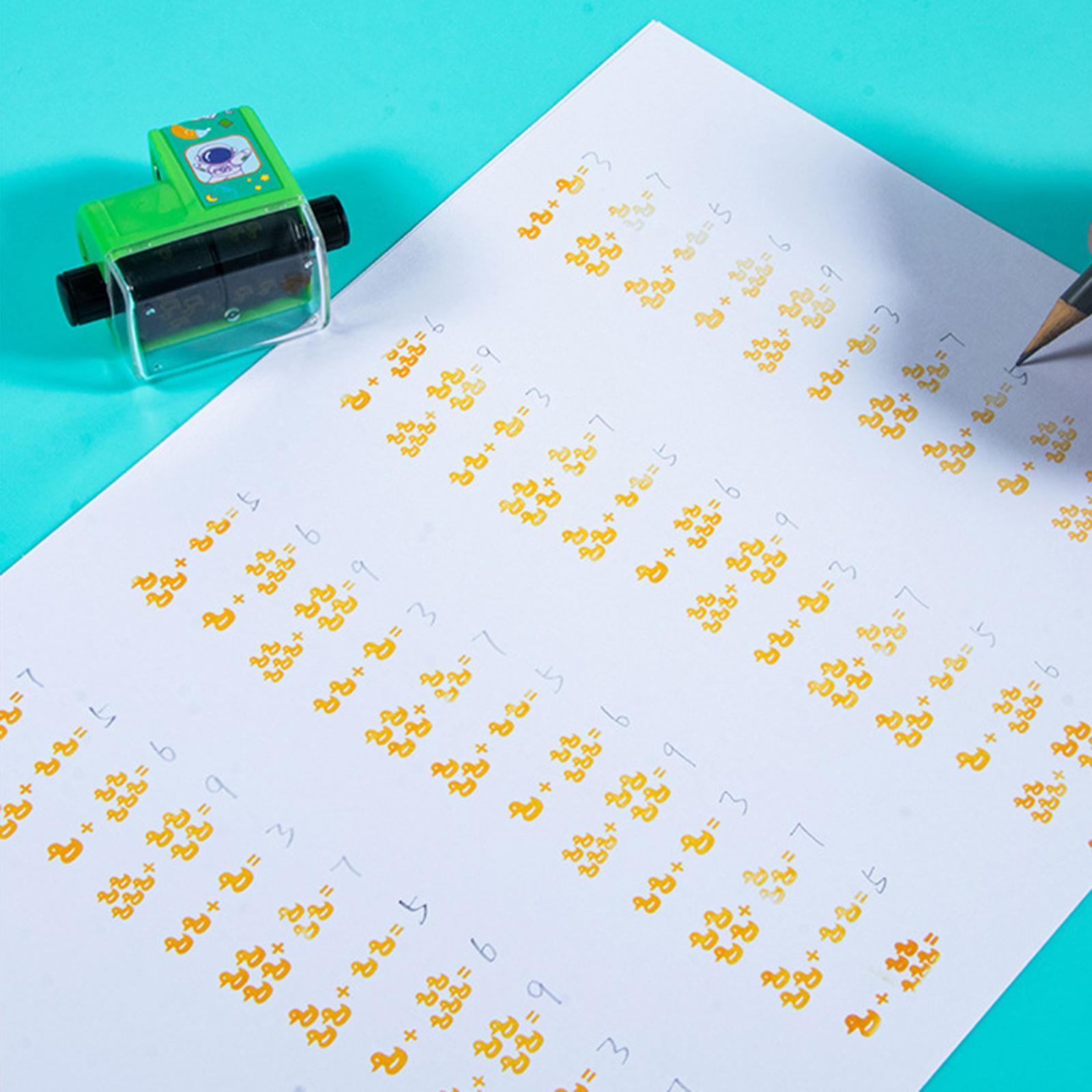 Math Learning Stamps Early Math Educational Toy for Kids Children Boy Birthday Gift