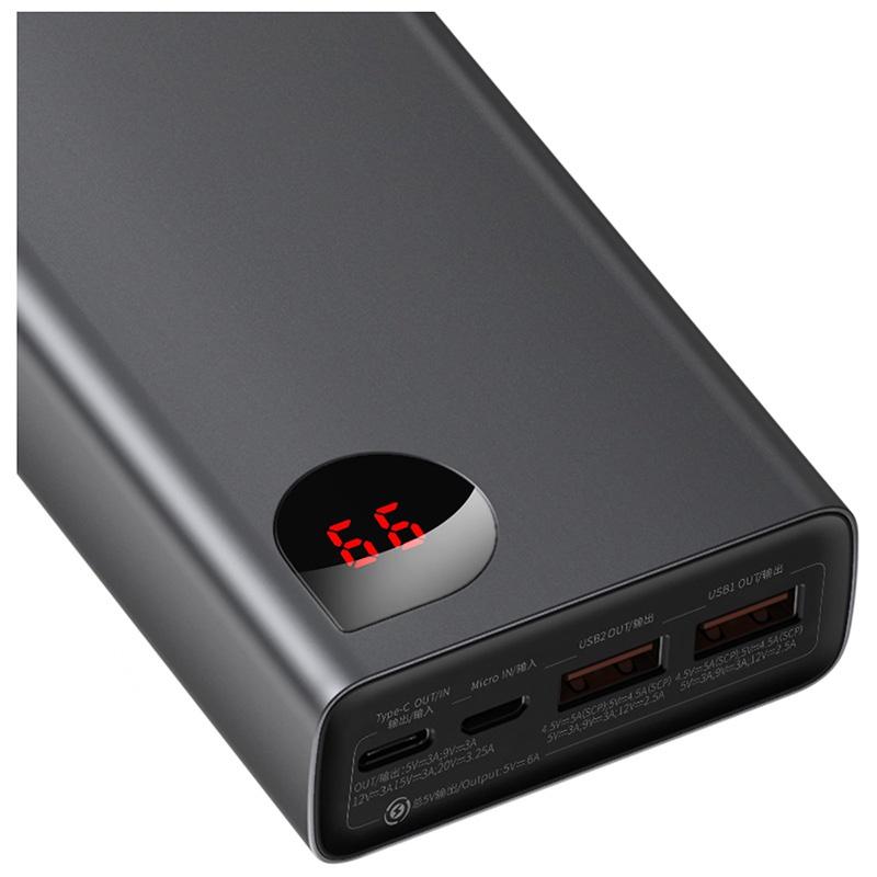 Baseus -BaseusMall VN Pin sạc dự phòng Baseus Adaman Digital Display Quick Charge Power Bank 20000mAh 65W (Hàng chính hãng)