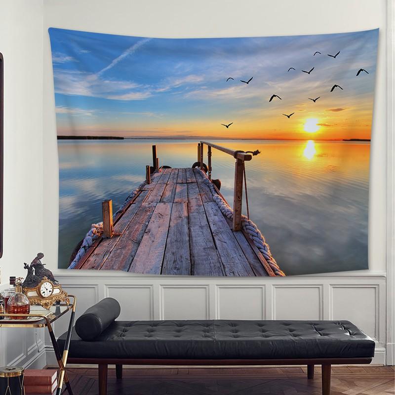 Vải treo tường Decor phòng - bộ sưu tập mẫu tranh phong cảnh hiện đại