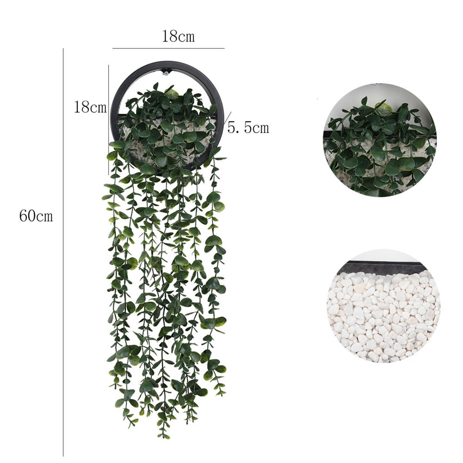 Artificial Hanging Plants Fake Wall Plants for Outside Home Decor