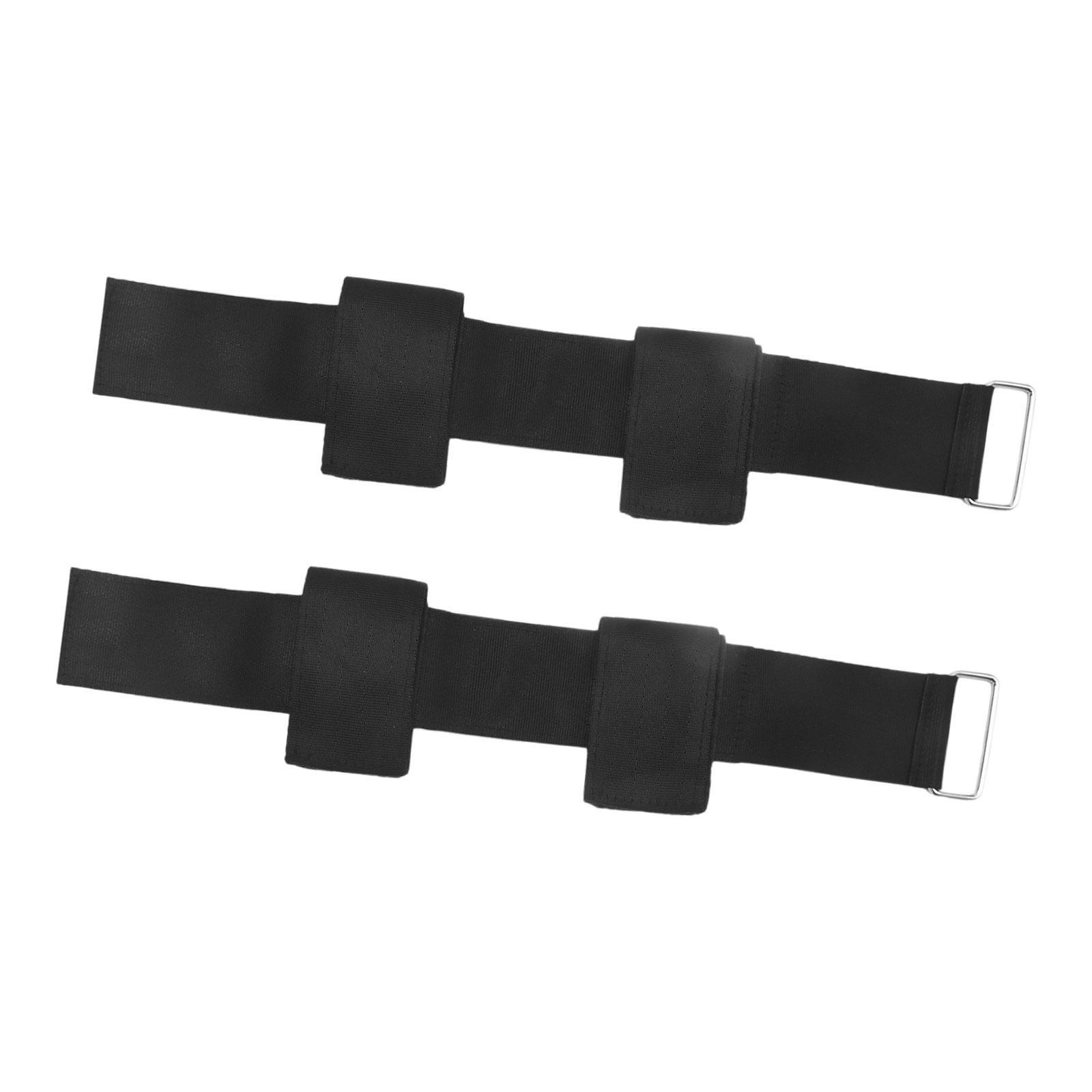 2Pcs Dumbbell Foot Straps Adjustable Tibialis Trainer Strap Leg Extensions
