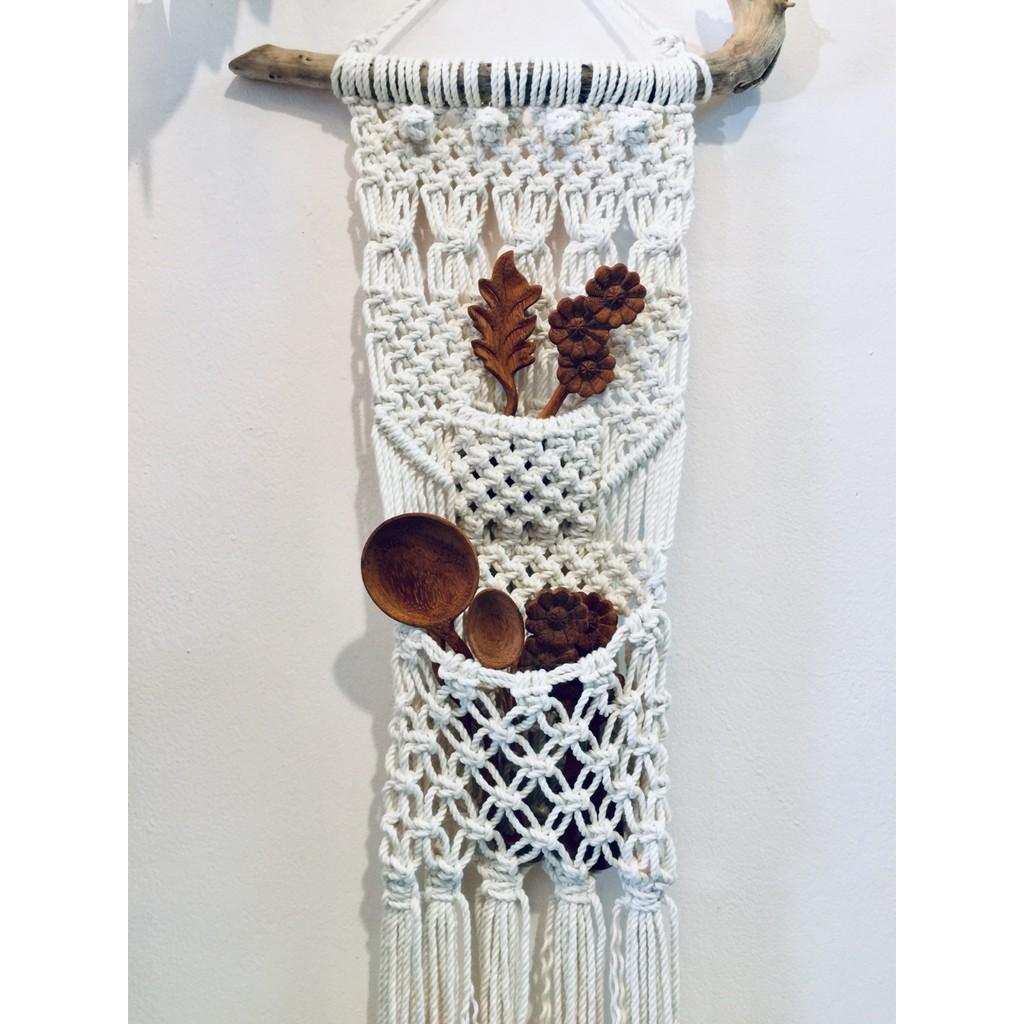 Giỏ treo đựng đồ đa năng - Giỏ treo Macrame