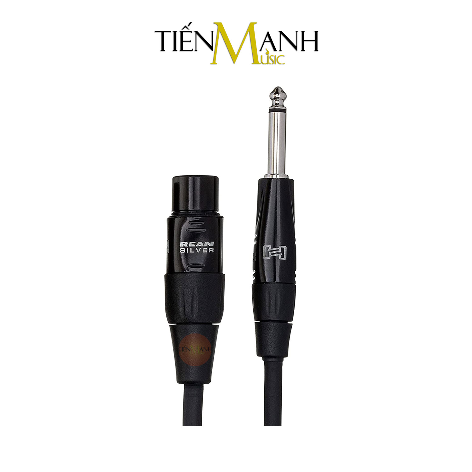 Dây Cáp Micro Hosa Hát Karaoke Pro REAN XLR Canon Cái sang 6ly TS Mono Dài 3m, 7.5m HMIC-010HZ, HMIC-025HZ Cable XLR3F to 1/4 in Hàng Chính Hãng - Kèm Móng Gẩy DreamMaker