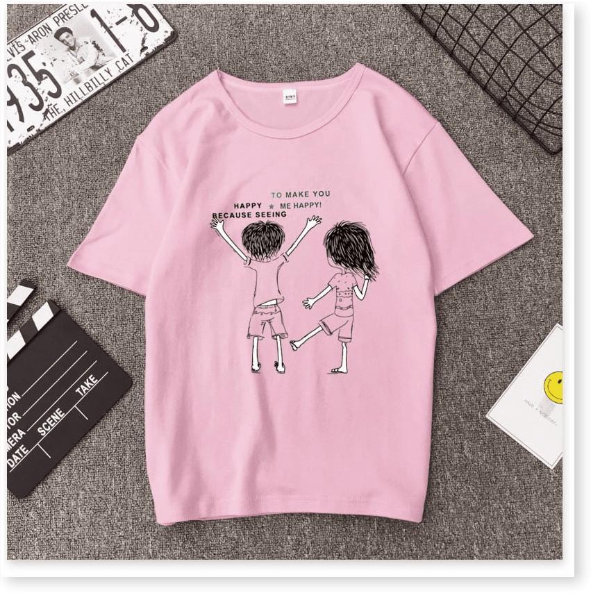 Áo thun nữ tay lỡ phông form rộng cao cấp chất Cotton oversize siêu dễ thương cực đẹp giá rẻ A01 AQA1807 17 aomivn
