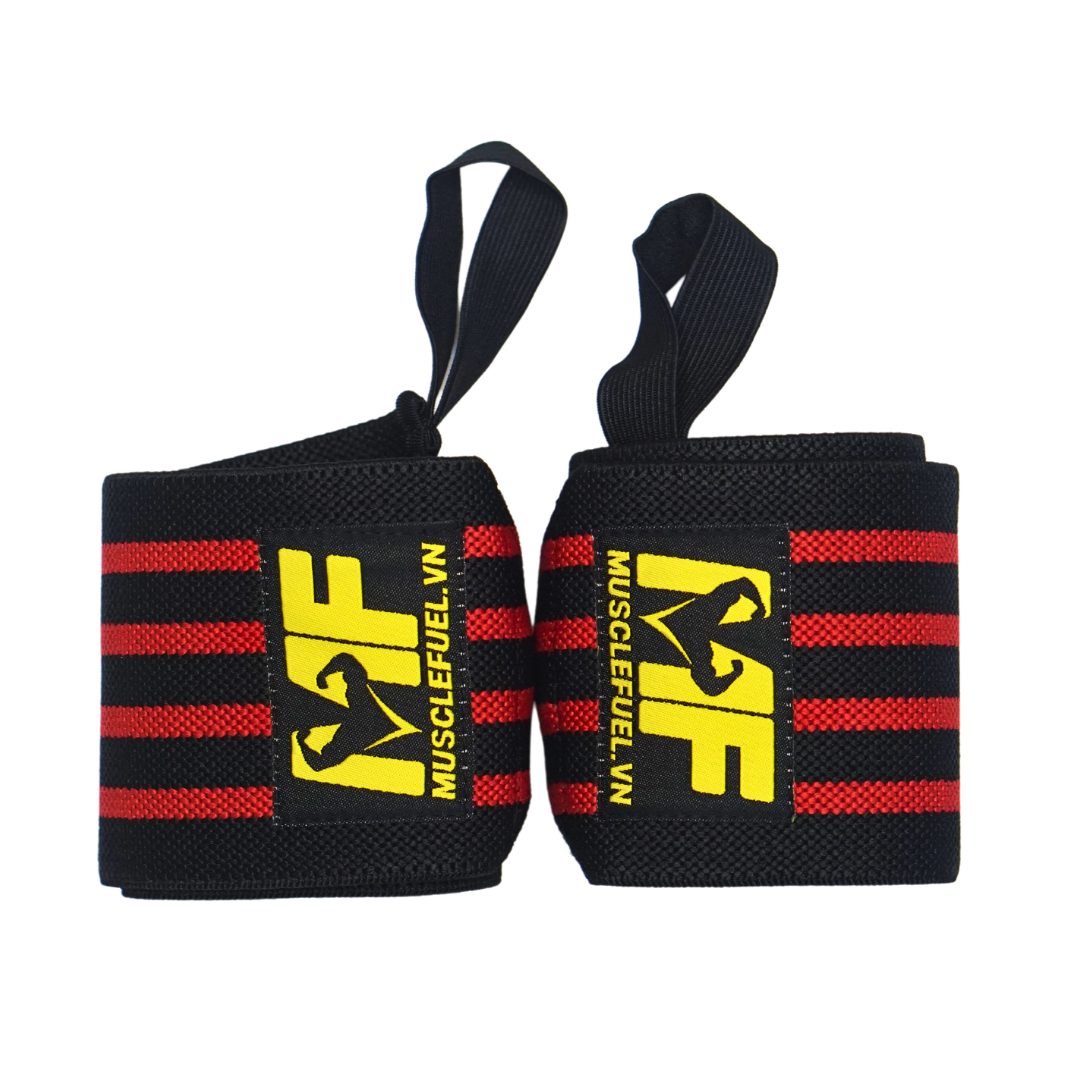Dây quấn cổ tay MF, Dây bảo vệ cổ tay thể thao, tập gym 8cm x 63cm.
