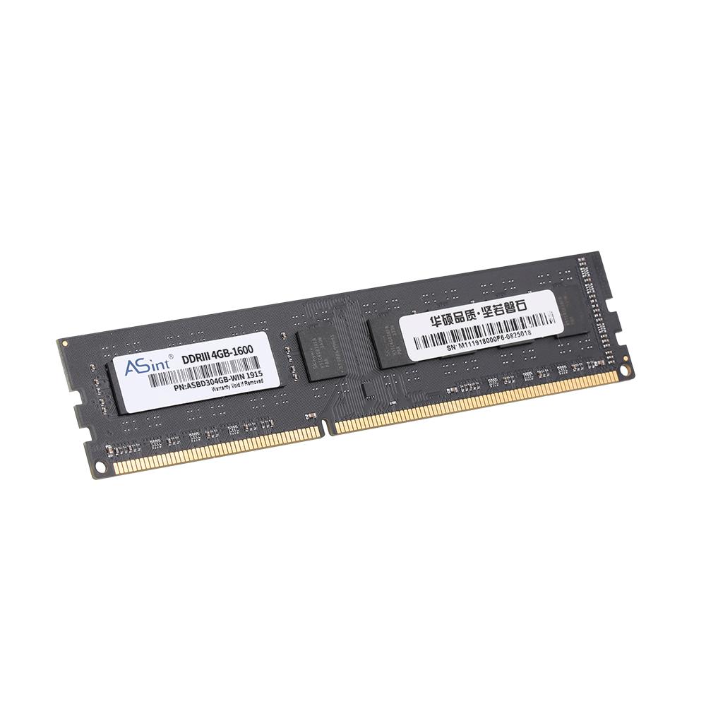 ASint LO-DDR3-1600-8GB Desktop Memory DDR3 1600MHz PC RAM 240Pin Low Power Consumption 8GB