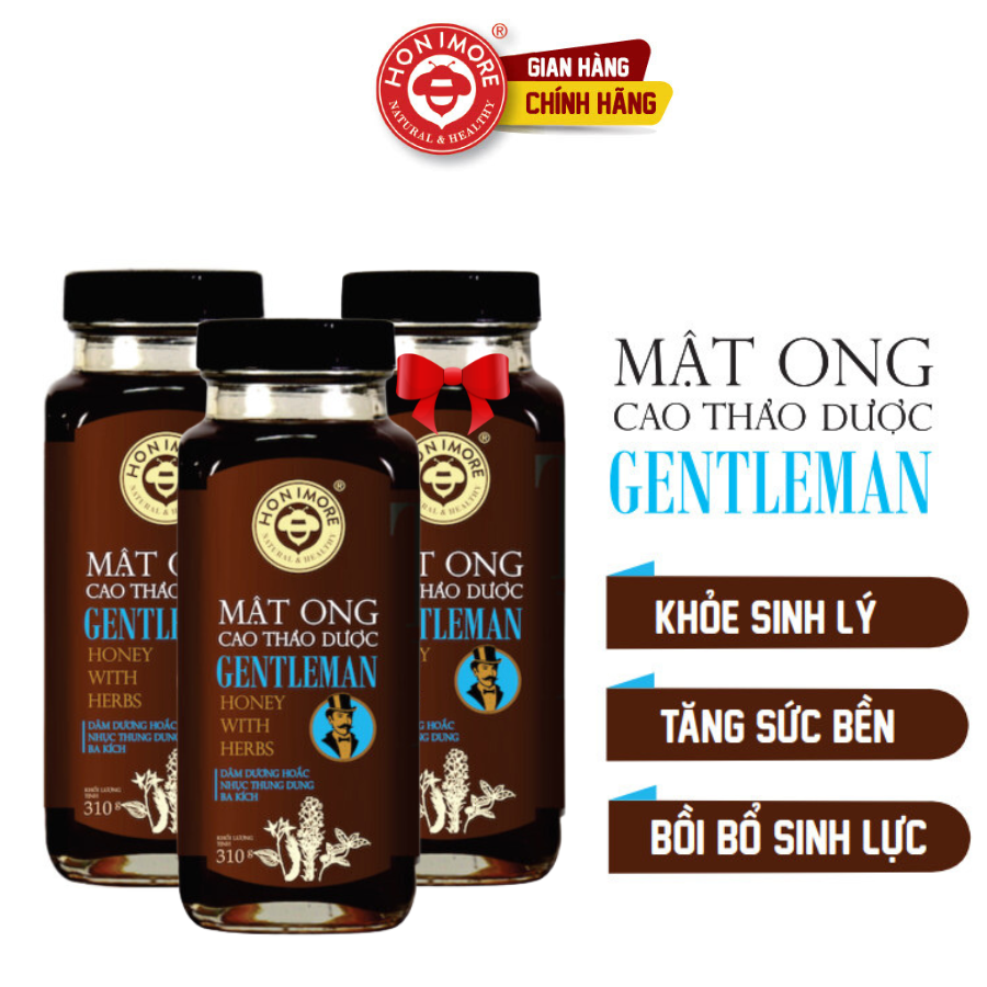 Combo 2 chai Mật ong cao thảo dược Gentleman 310g - tăng cường bản lĩnh quý ông