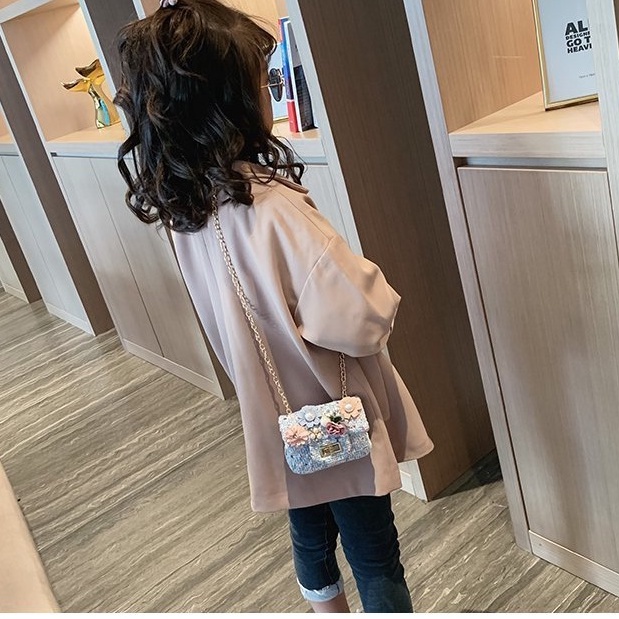 Túi cho bé gái đeo chéo vai mini, túi xách trẻ em chất dạ thời trang sang chảnh đi chơi tết đựng lì xì- Ssshop phụ kiện