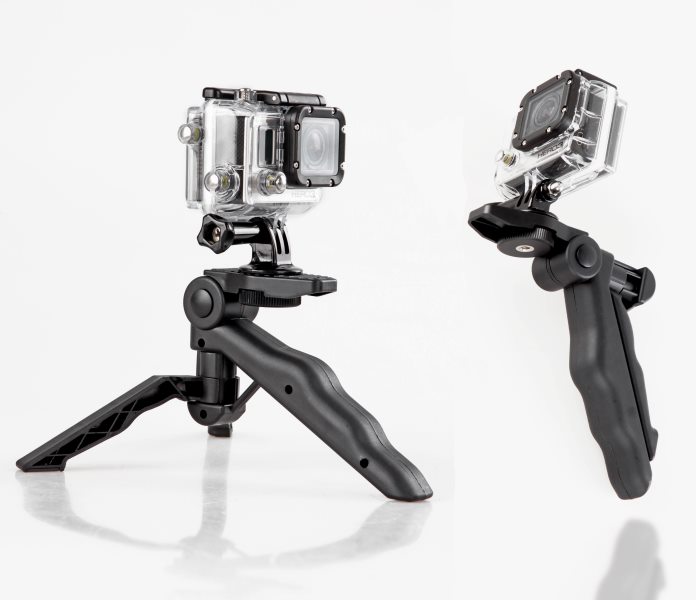 Chân Tripod Handgrip Mini xếp gọn cho GoPro, Sjcam, Yi Action, Osmo Action