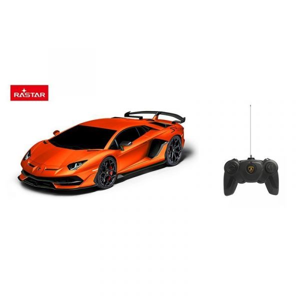 Đồ chơi điều khiển RASTAR Xe điều khiển 1:24 Lamborghini Aventador SVJ_màu Cam R96100/ORA