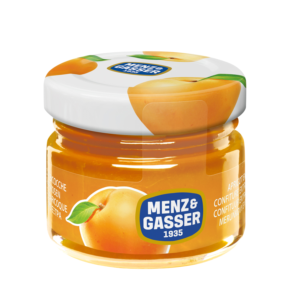 Hũ mứt mơ Menz Gasser Ý 28g