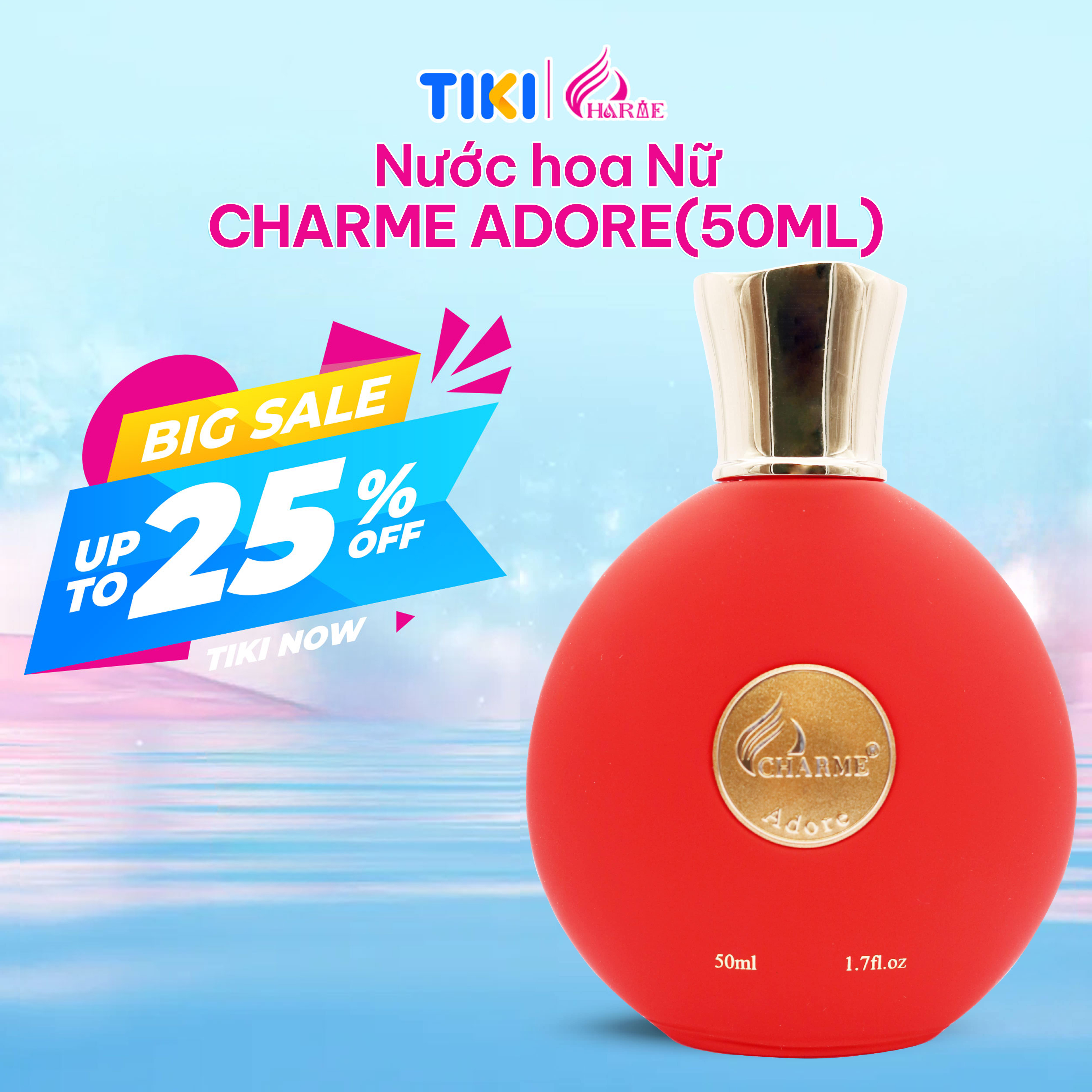 Nước Hoa Nữ CHARME ADORE 100ml Lưu Hương Lâu Tự Tin, Gợi Cảm_Nước Hoa Chính Hãng