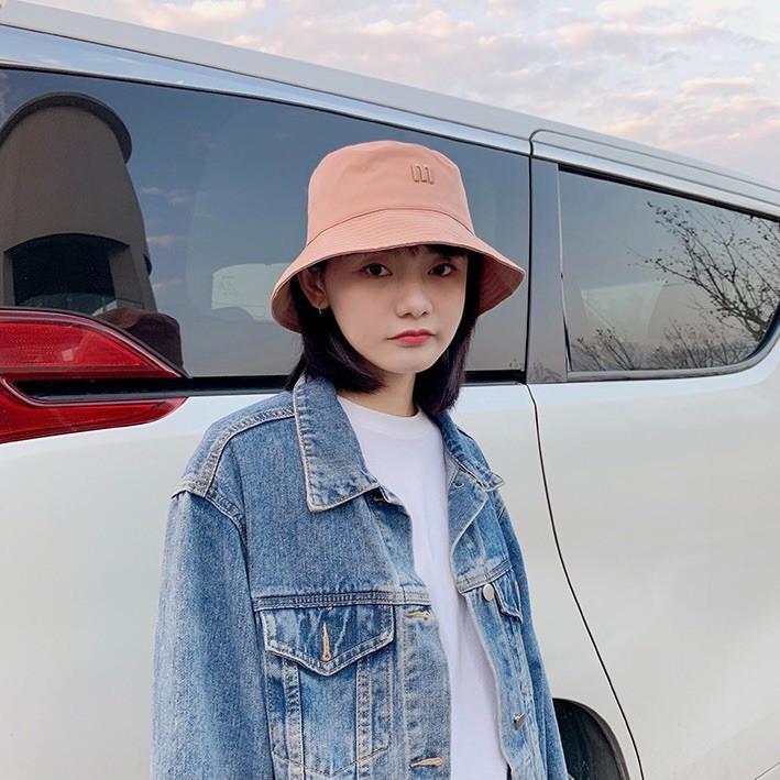 Mũ bucket ulzzang chữ M dày dặn form chuẩn
