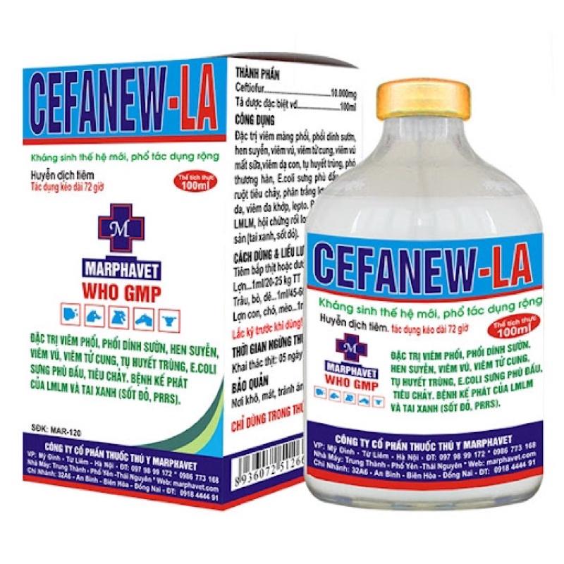 1 lọ CEFANEW-LA dùng cho trâu bò lợn gà