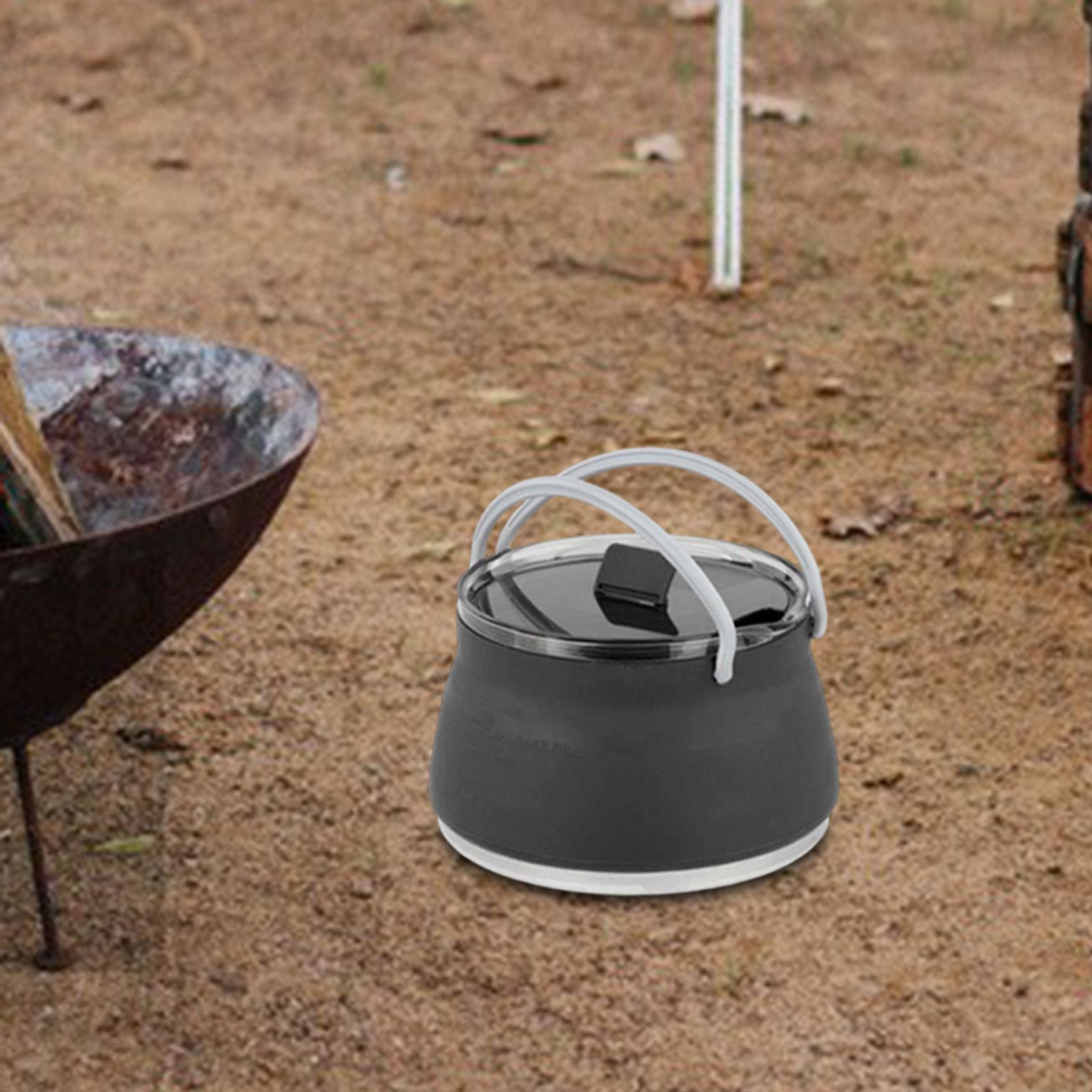 Water Boiler Teapot Coffee Pot Anti Scald Handle Collapsible Camping Kettle