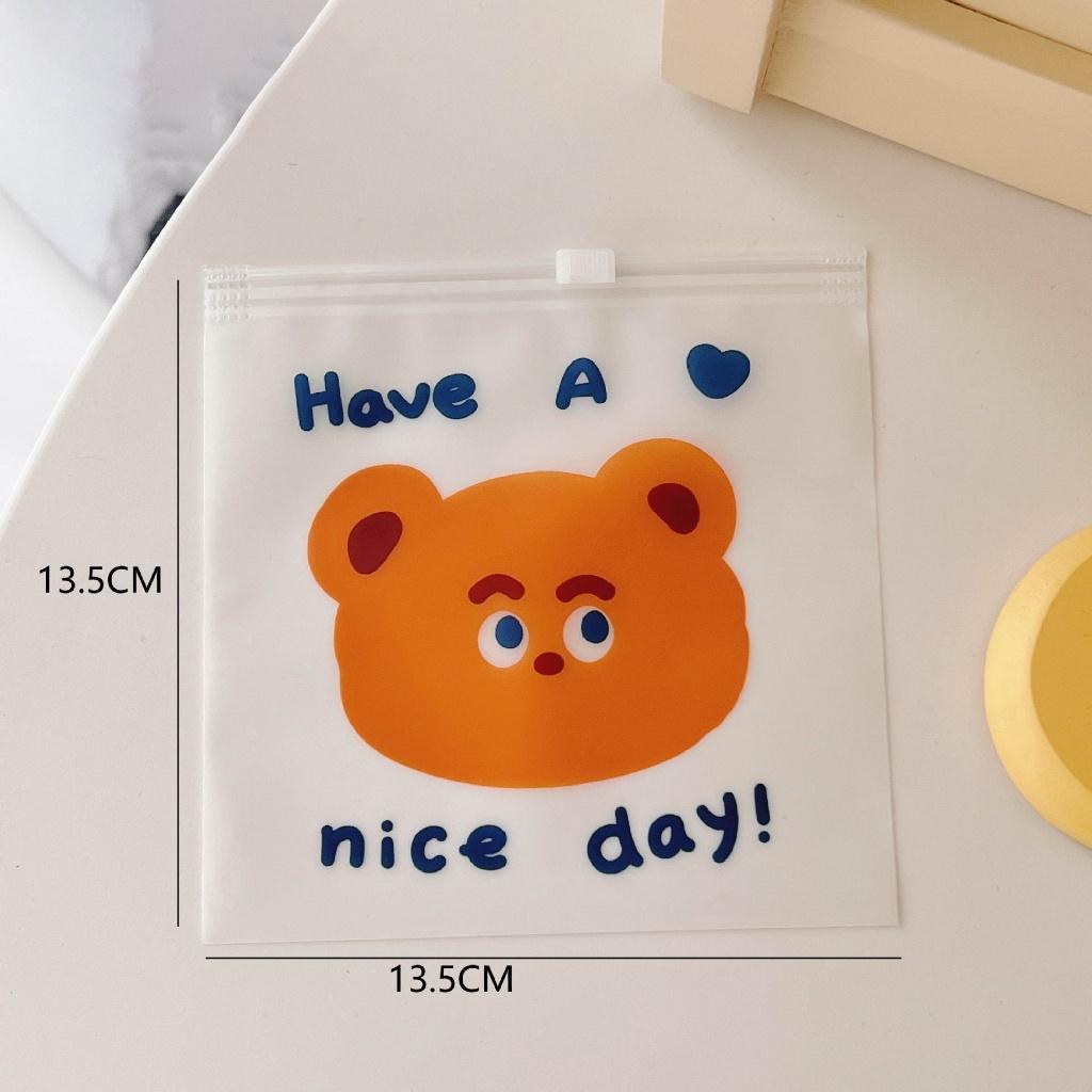 Túi Zip Mẫu Hoạt Hình Đựng Quần Áo, Đồ Lót, Mỹ Phẩm tiện Lợi Đi Du Lịch Hoặc Cho Mẹ Đi Sinh - 5Túi-hìnhngẫu nhiên