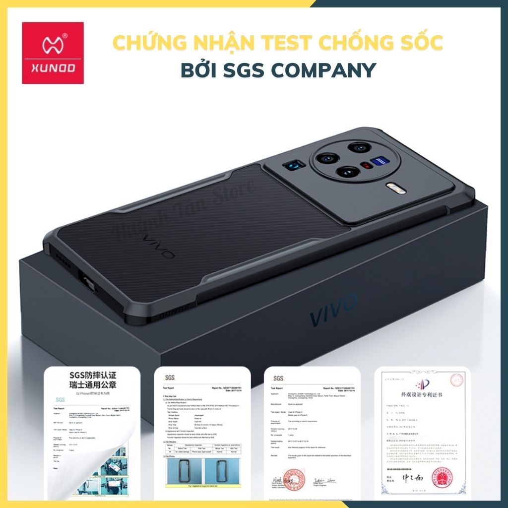 Ốp lưng chống sốc XUNDD cho vivo x80 pro bảo vệ camera - hàng nhập khẩu