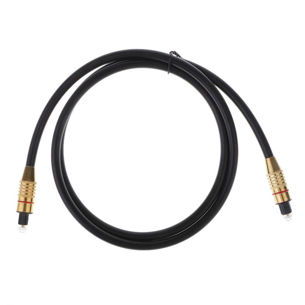 Ultra Slim Toslink Optical Digital Audio Cable OD:6.0mm Molded, Black