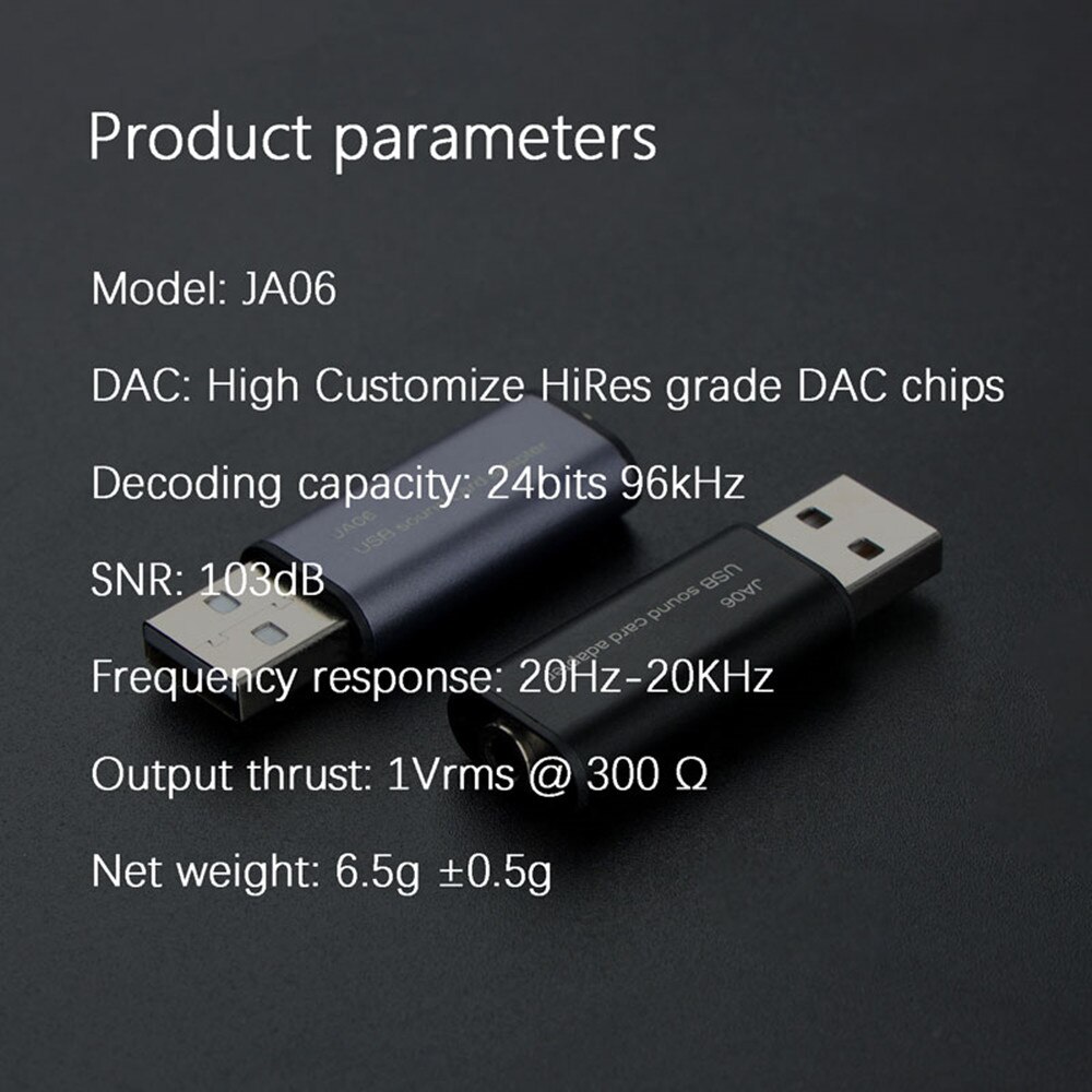 [NC] JCALLY JA06 Bộ giải mã với Chip Grade Hirec Dac 24 Bit | Cáp chuyển đổi âm thanh giải mã cho PC| Dongle Dac Amp - Hàng Chính Hãng