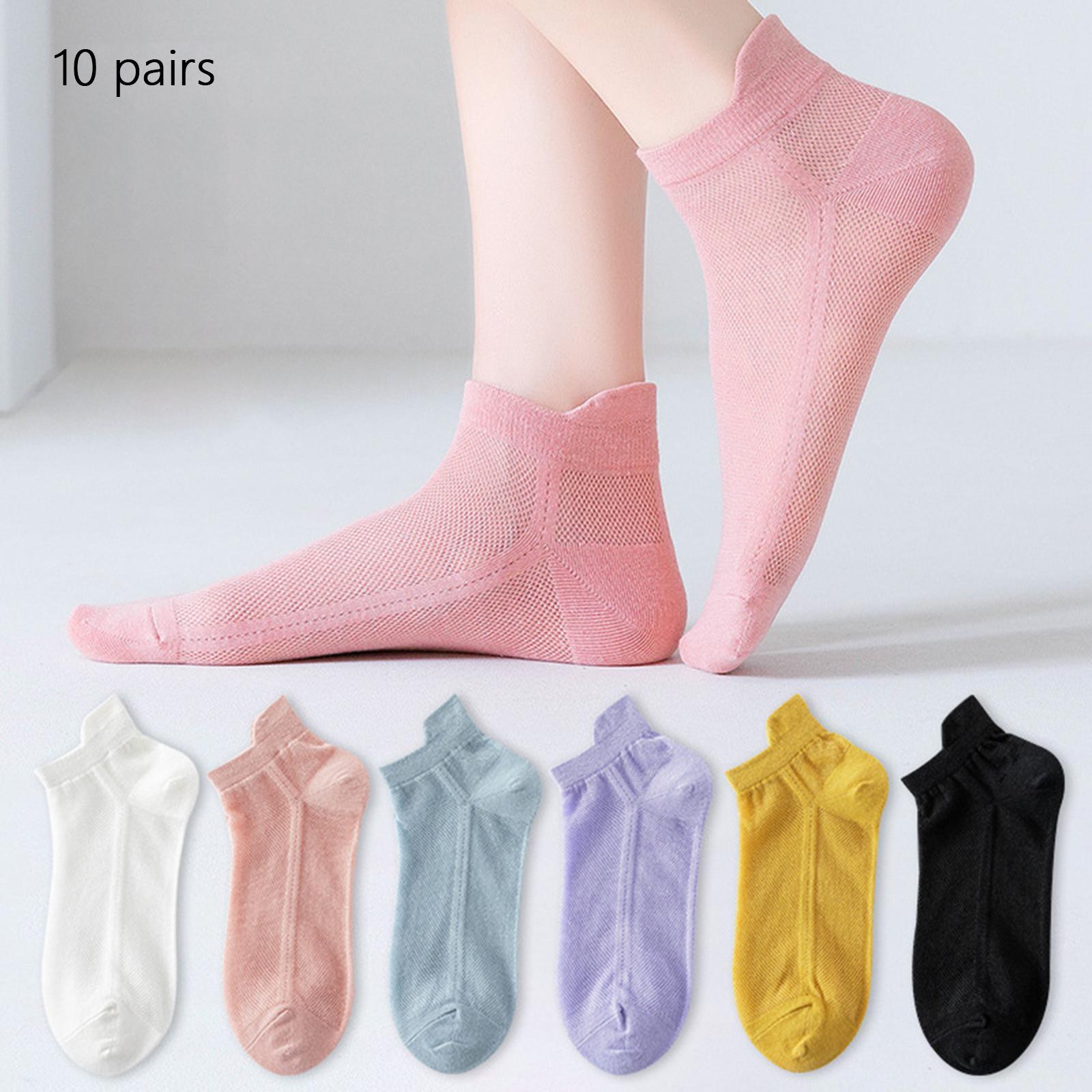 Ankle Boat Socks, Short Socks Hosiery Casual Socks, Multicolour Fashion, Invisible Sock No Show Socks for Outdoor Sports Indoor Trainer
