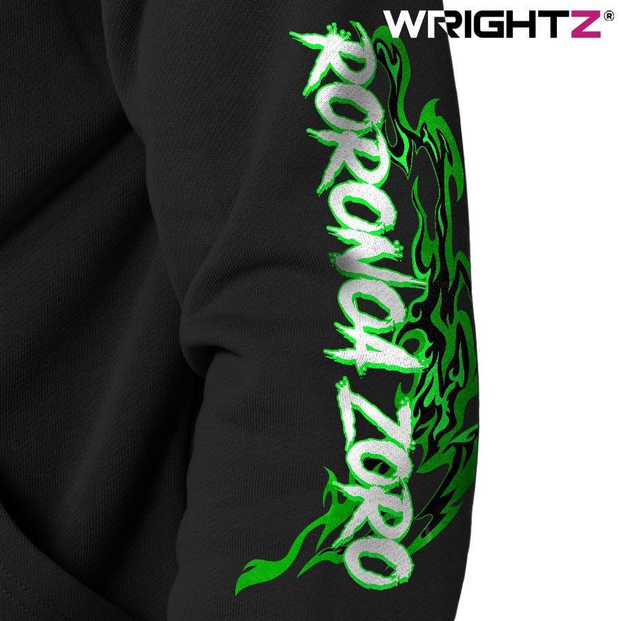 Áo hoodie anime Wrightz Zoro Roronoa One Piece đảo hải tặc unisex oversize street wear