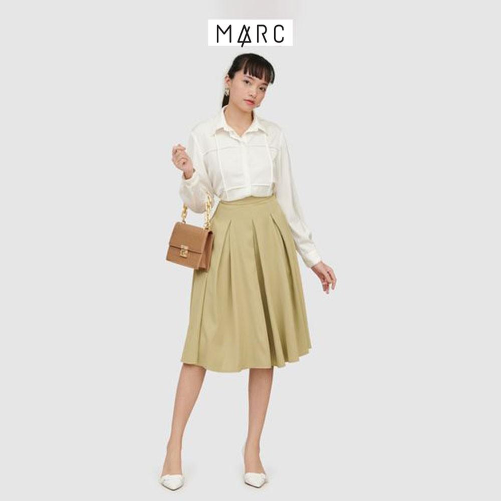 Váy nữ MARC FASHION midi xếp li hợp