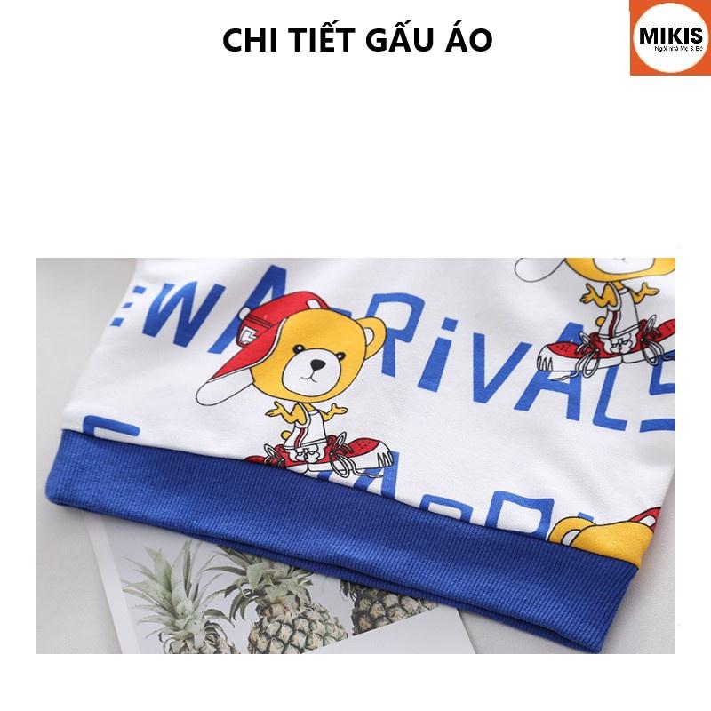 Bộ Thời Trang Thu Đông Gấu Đội Mũ