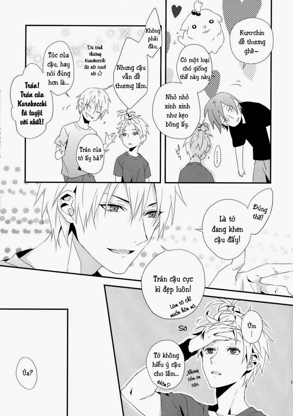 kuroko – tuyển thủ vô hình: color chart 1 chapter 1 18