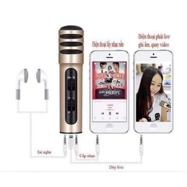 Mic Karaoke Livetream C7 Giá Rẻ