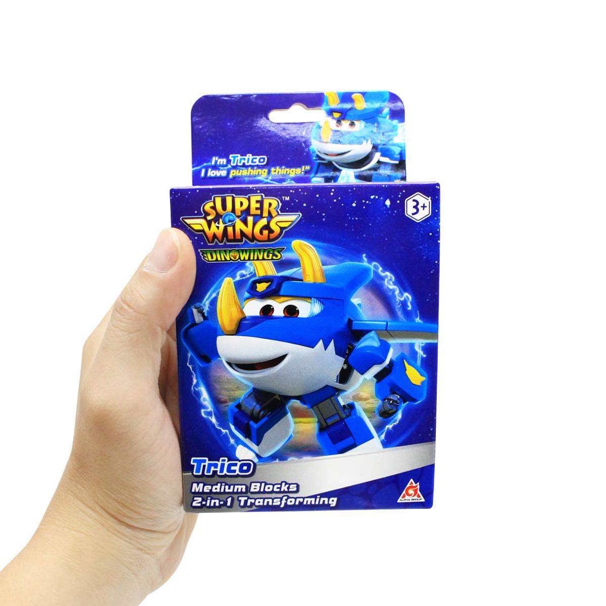 Đồ Chơi Lắp Ráp Robot Biến Hình Khủng Long Trico Sức Mạnh - Superwings EU380520-3