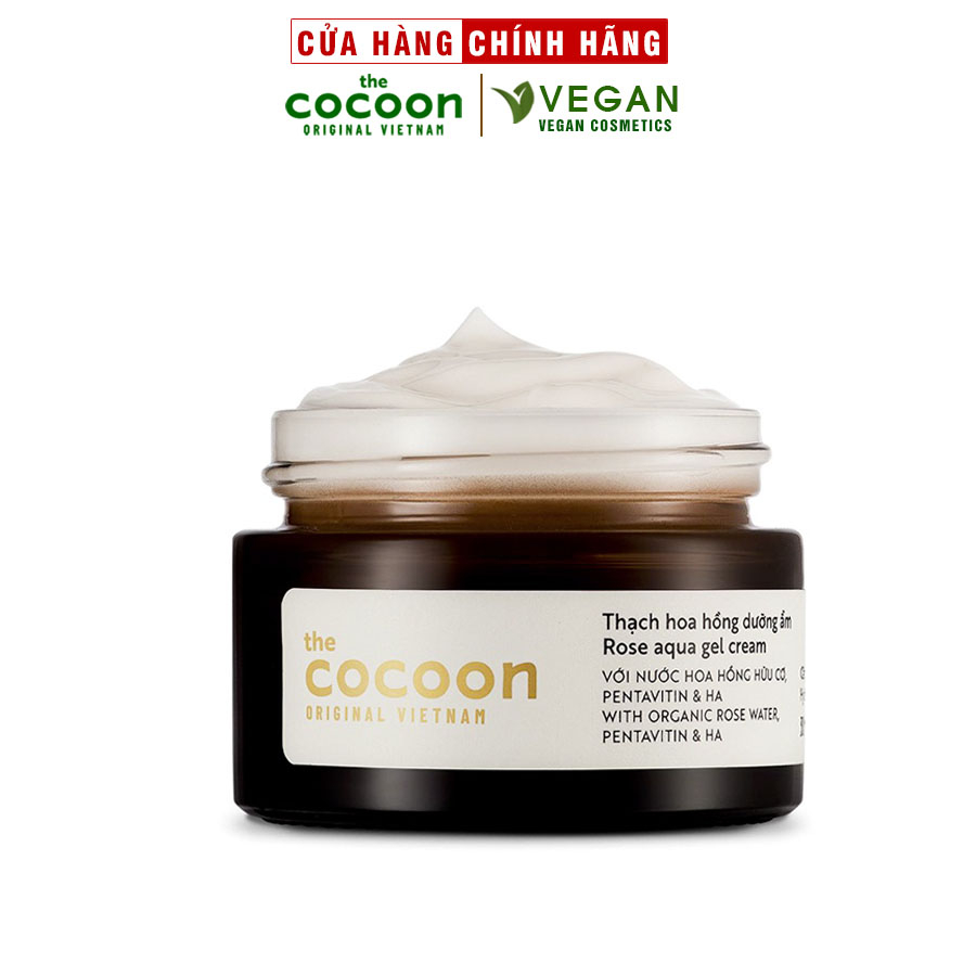 Thạch hoa hồng Cocoon 30ml dưỡng ẩm thuần chay