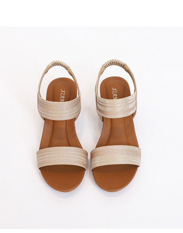 Tên sản phẩm: Giày quai ngang nữ giày sandals nữ dép quai hậu nữ cao 5 cm  Mã 1418- 169A