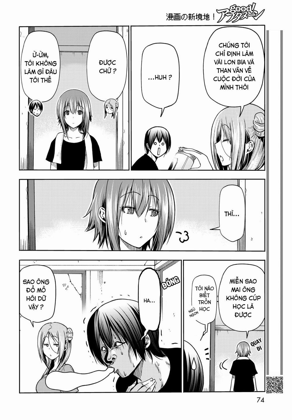 cô gái thích lặn - grand blue chapter 71.1 18