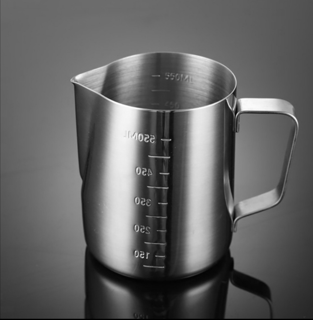 Ca Đánh Sữa Inox Có Vạch Chia