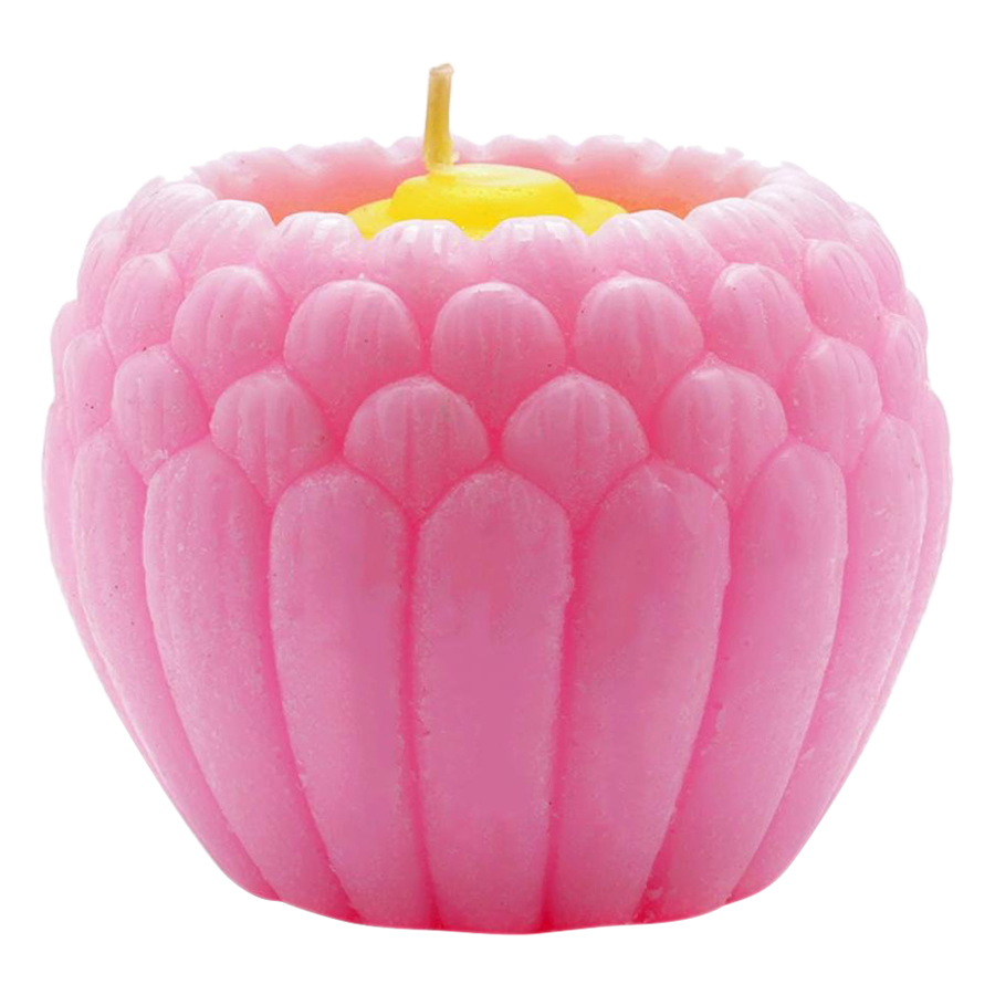 Nến Hoa Sen Nhật Quang Minh Candle Ftramart NQM9907 - Hồng