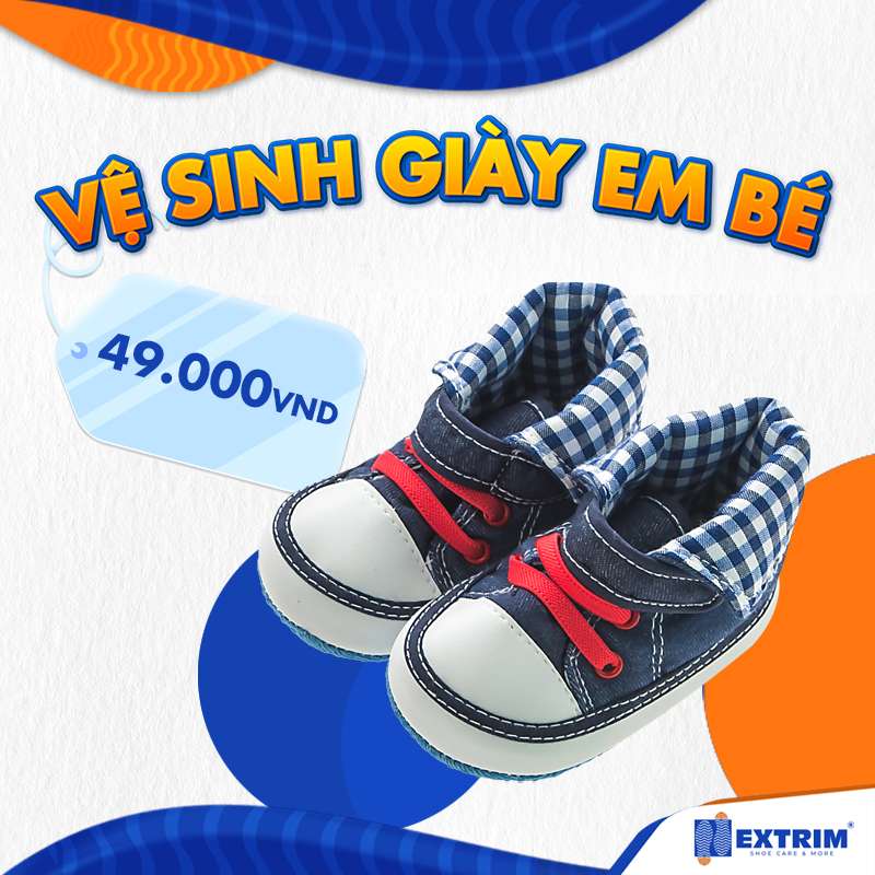 HCM  -  Vệ sinh giày Em bé